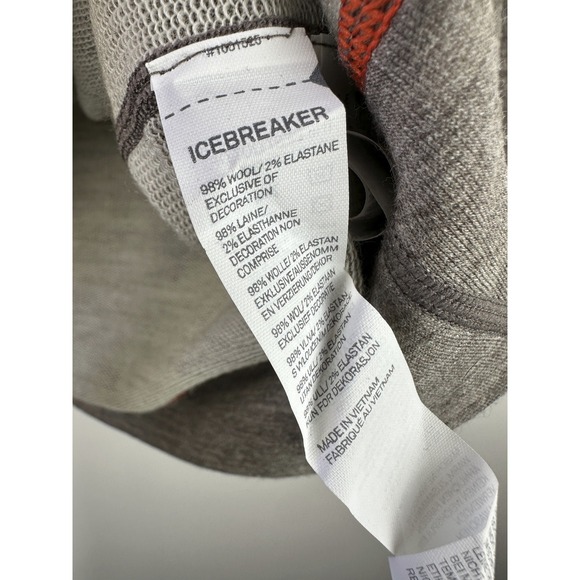 Icebreaker Merino Wool Sweater Mens Large Crewneck Long Sleeve Lightweight *Flaw - Picture 11 of 14